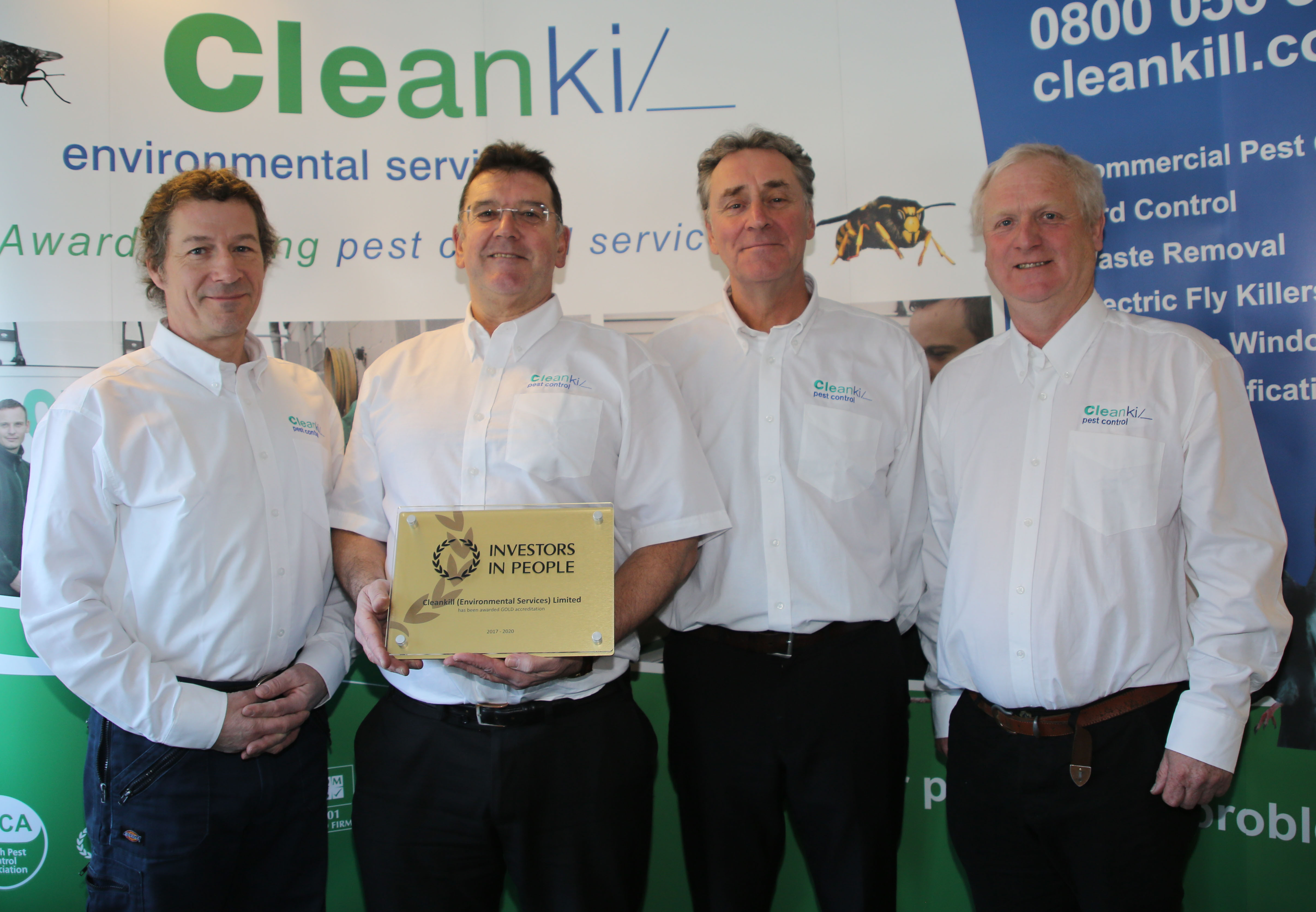 Cleankill with Investors in People Gold Award Cleankill with Investors in People Gold Award